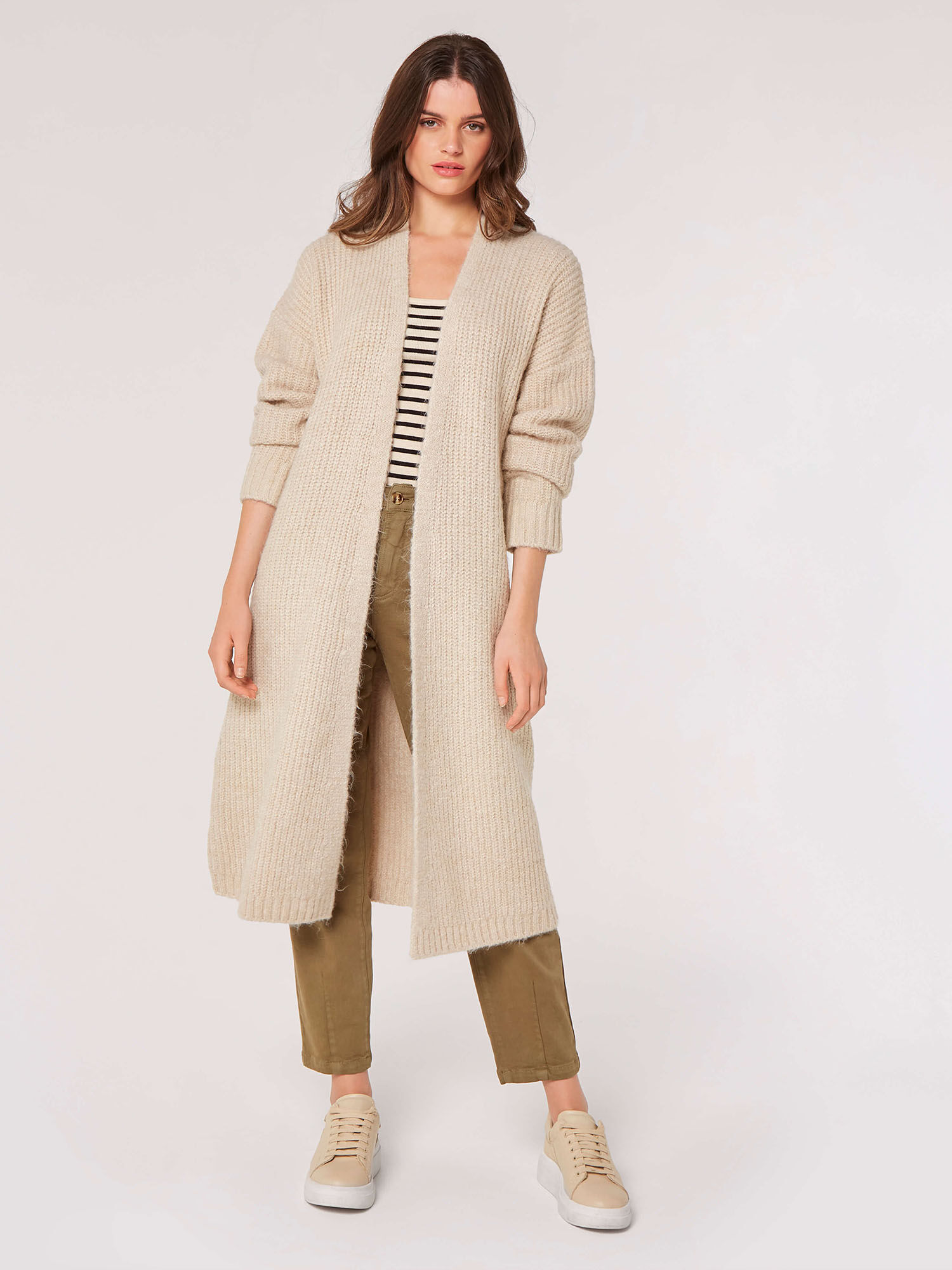 Stone longline cardigan hot sale