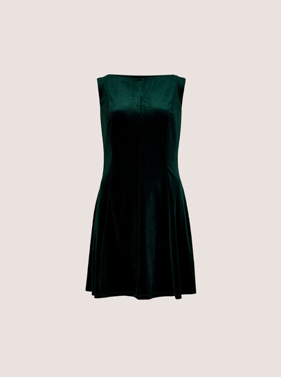 Velvet Swing Mini Dress