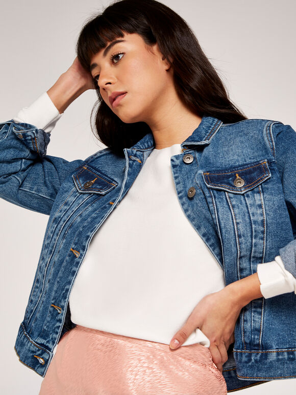 Denim Jacket, Blue, large