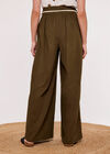 Classic Waist Palazzo Trouser, Khaki, large