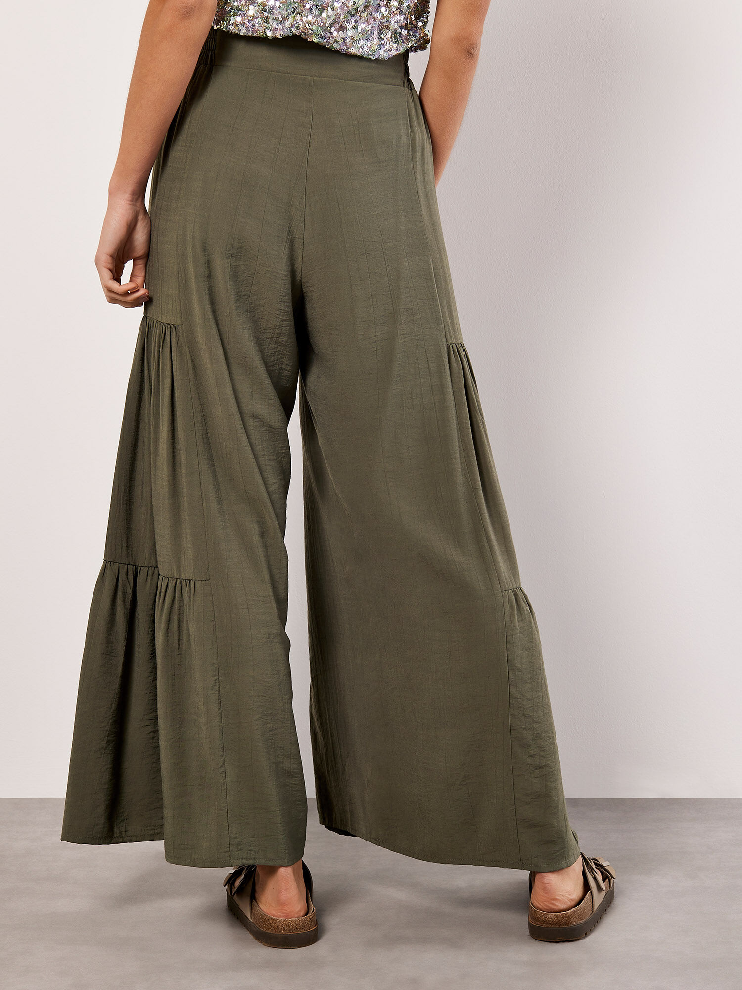 Tiered flare pants new arrivals