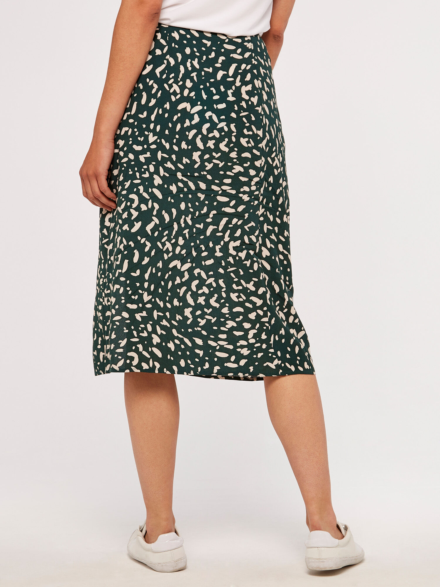 Spotty top wrap skirt