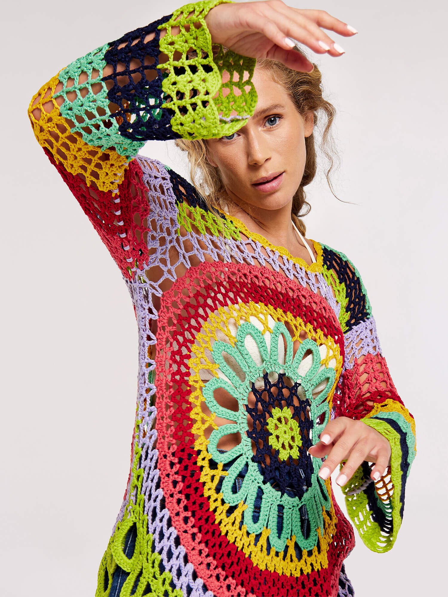 Daniel rainn levana crochet detail top best sale