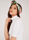 Mock Neck Top, White, large