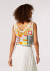 Patchwork Crochet Top, Stone, large