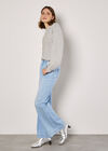 Gem Embellished Jumper, Grey, large