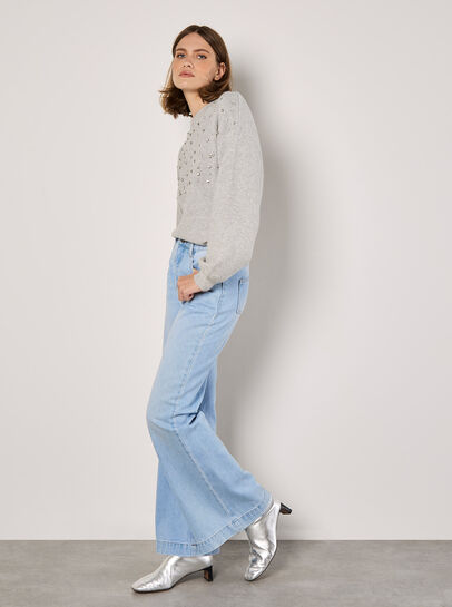 Gem Embellished Jumper