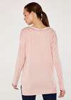 Soft Vneck Top, Pink, large