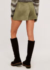Suede Shorts, Khaki, large