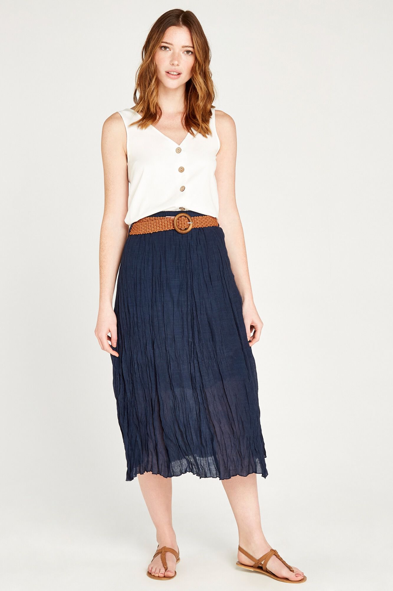 Crinkle skirt hot sale