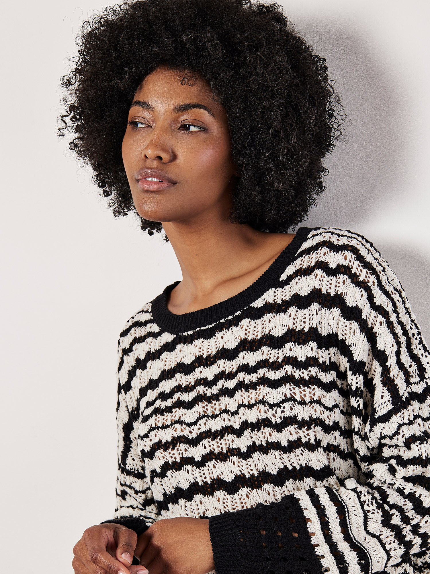 Black crochet jumper new arrivals