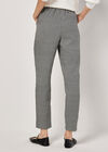 Dogtooth Paperbag Trousers, Black, large