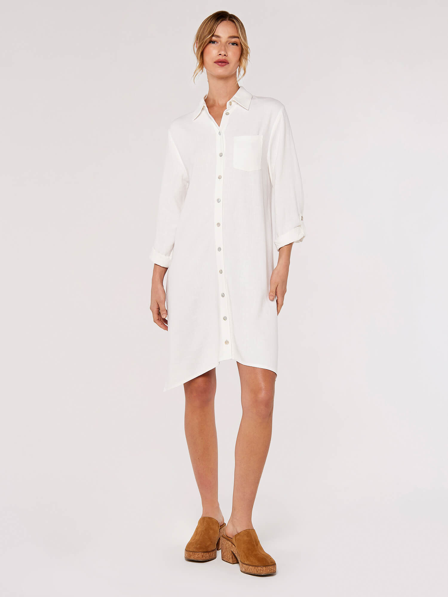 Oversized white button down shirt dress sale