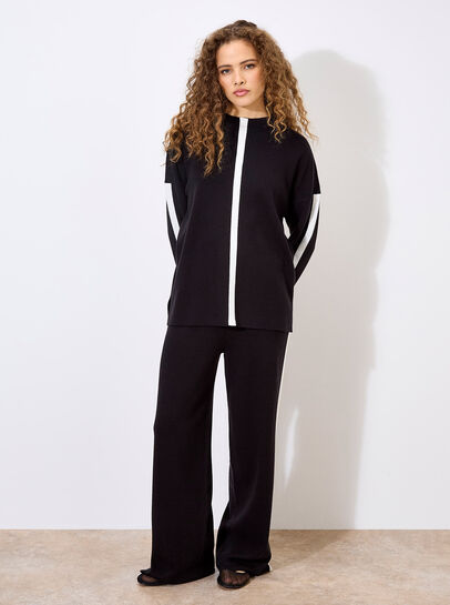 Mono Stripe Joggers