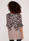 Leopard And Zebra Batwing Top, Pink, large