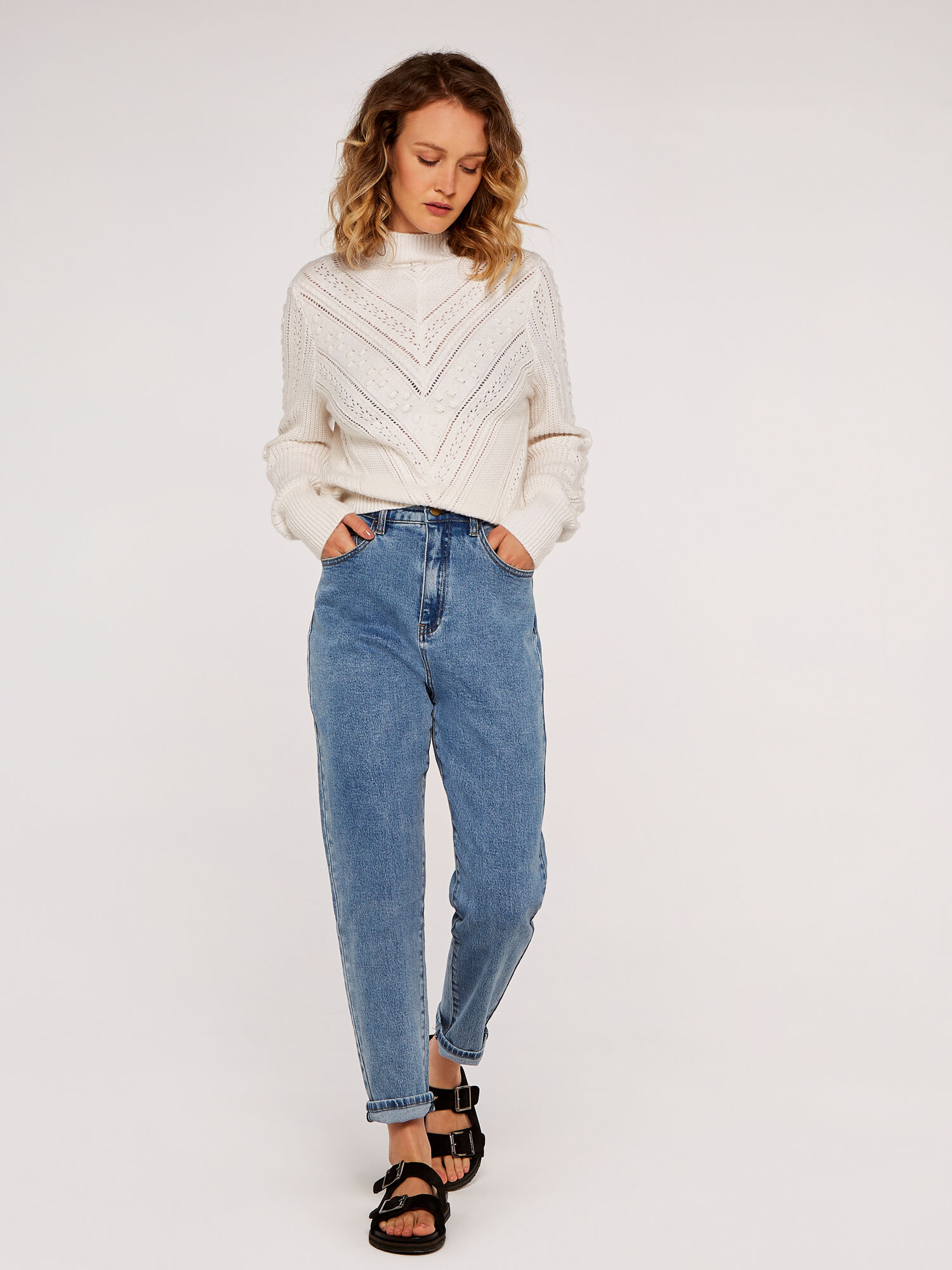 Cheap high online waisted mom jeans