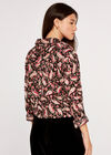 Watercolour Paisley  Top, Black, large