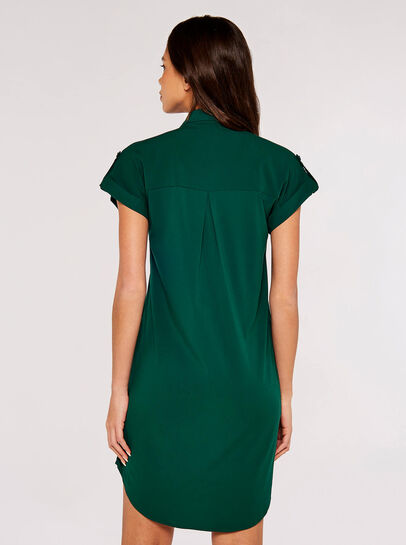 Sleeveless Shirt Mini Dress