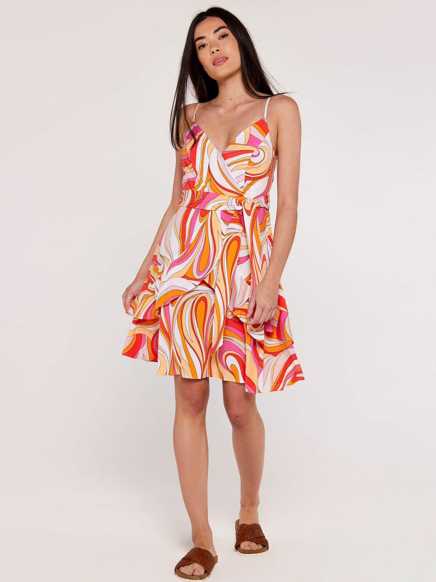 Ruffle hotsell cami dress