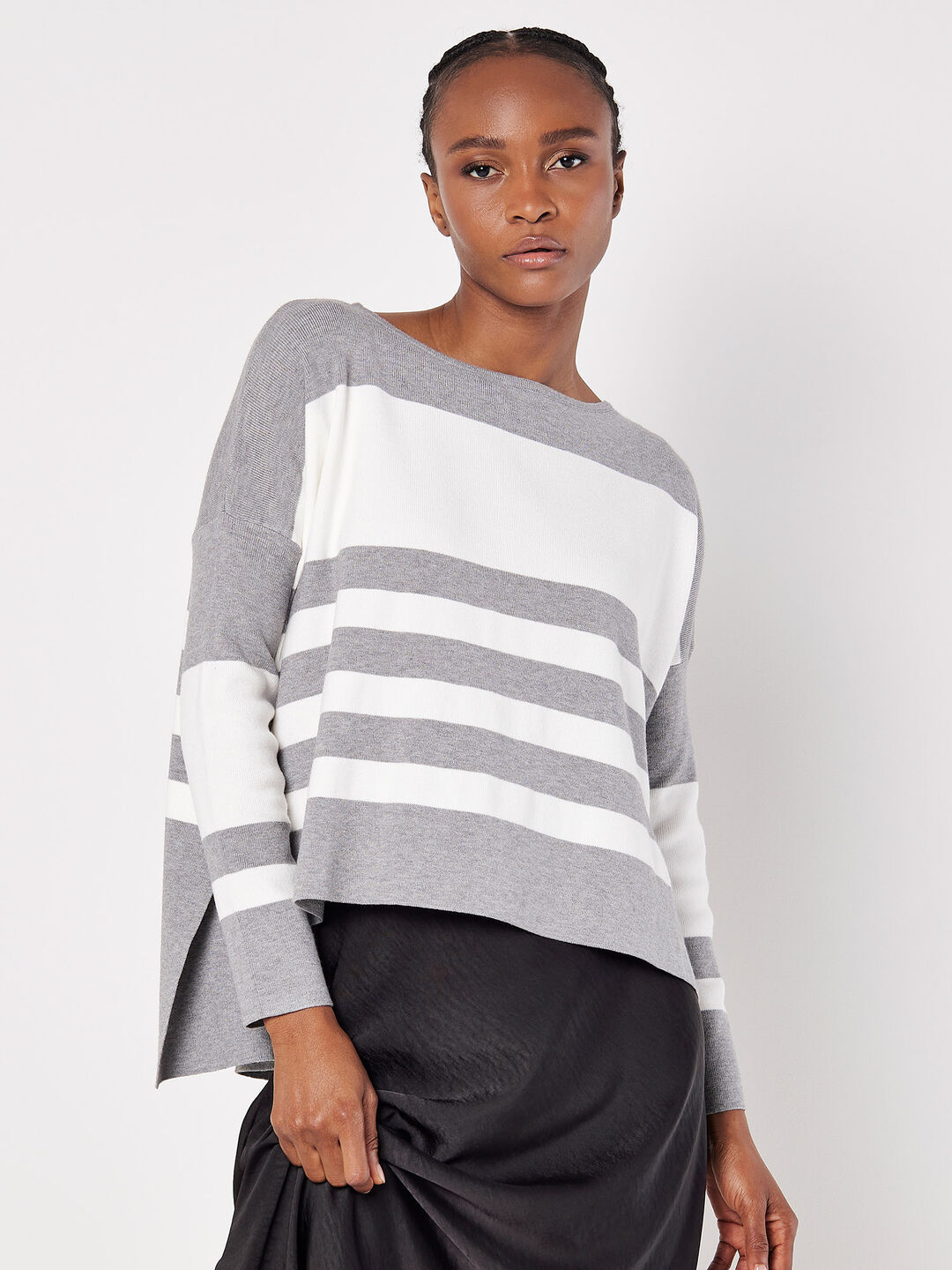 Image of Stripe Knitted Jumper