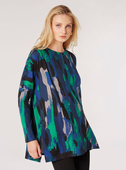 Paint Splash Knitted Top