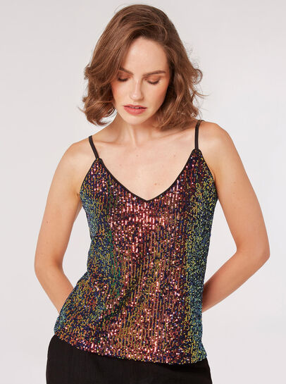 Sequin Camisole Top 
