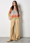 Ombre Space Dye Boucle Jumper, Pink, large
