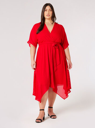 Curve Hankyhem Midi Dress