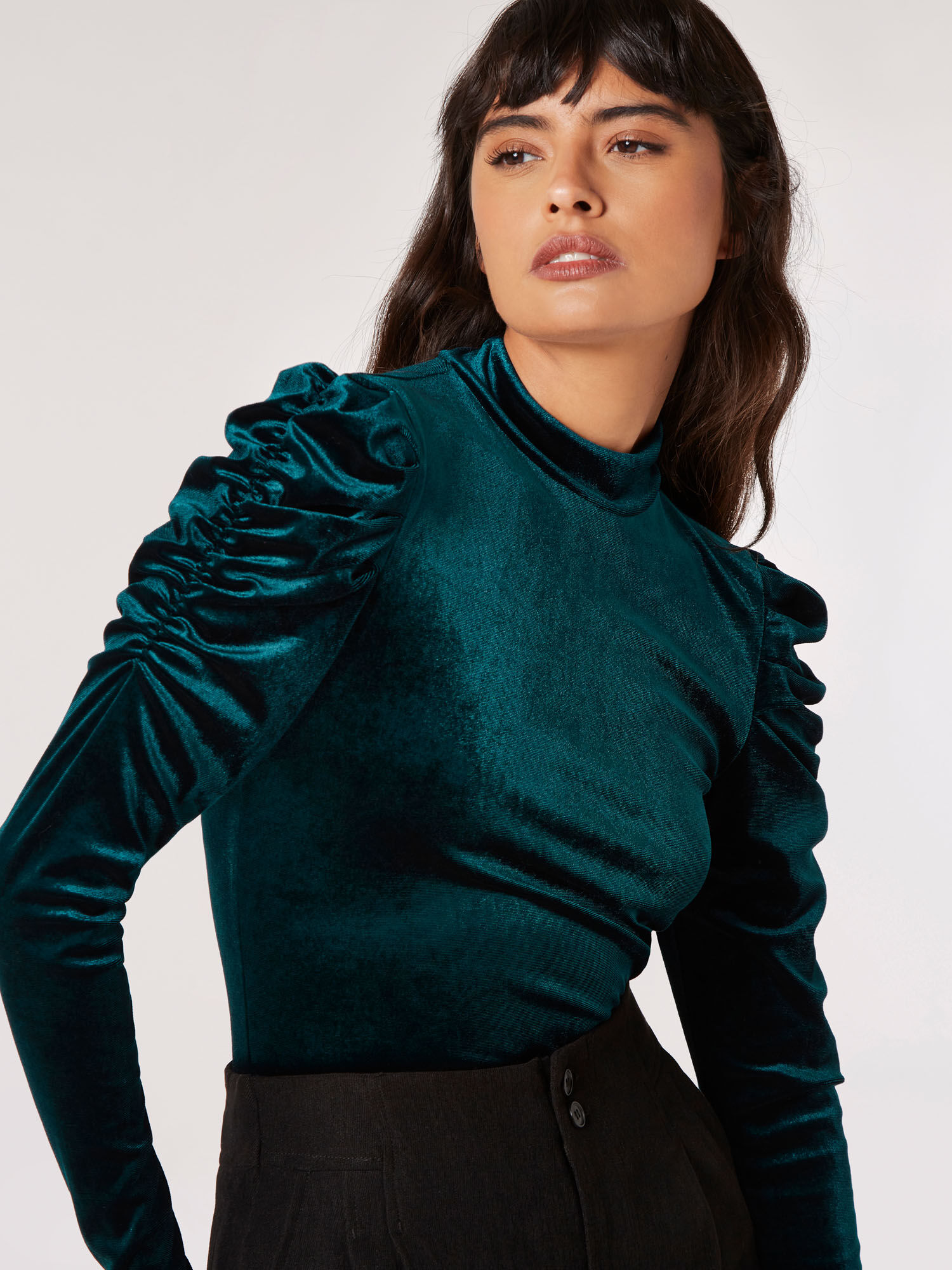 High shoulder sale top