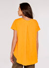 Oversize High-Low Top, Orange, large