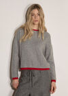 Soft Layered Look Jumper, Grey, large