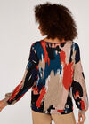 Paintstroke Sweatshirt, Orange, large