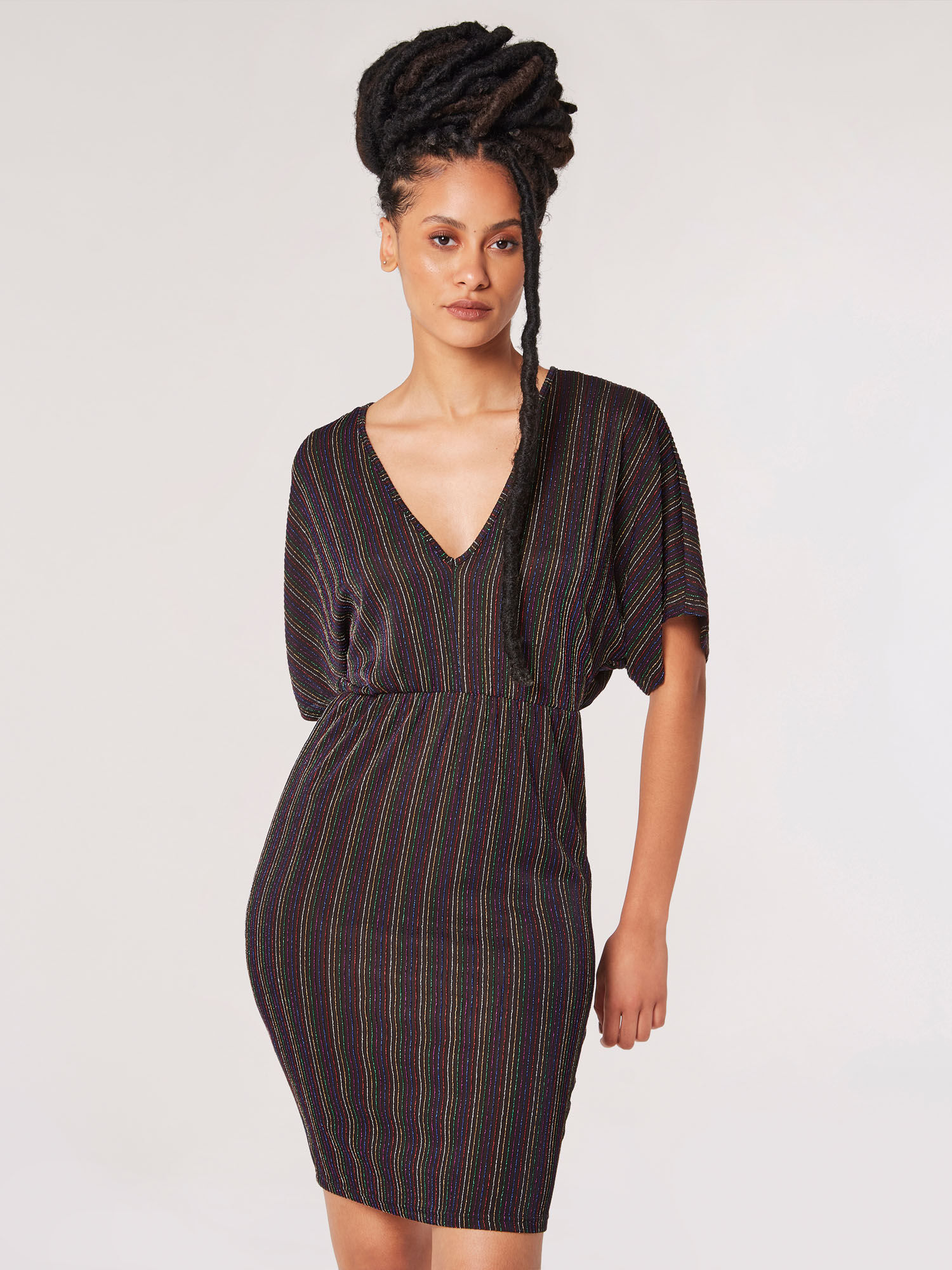 Batwing discount formal dress