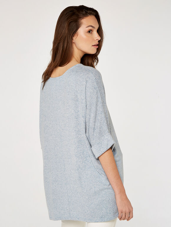 Batwing Top, Blue, large