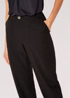 Soft Twill Chino Trousers, Black, large