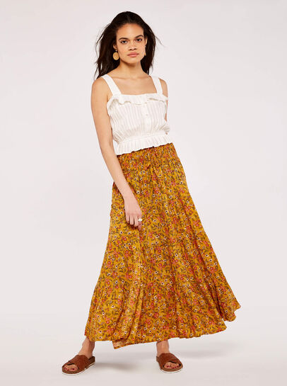Morris Wildflower Tiered Skirt