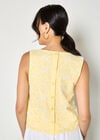 Floral Lace Embroidered Shell Top

, Yellow, large