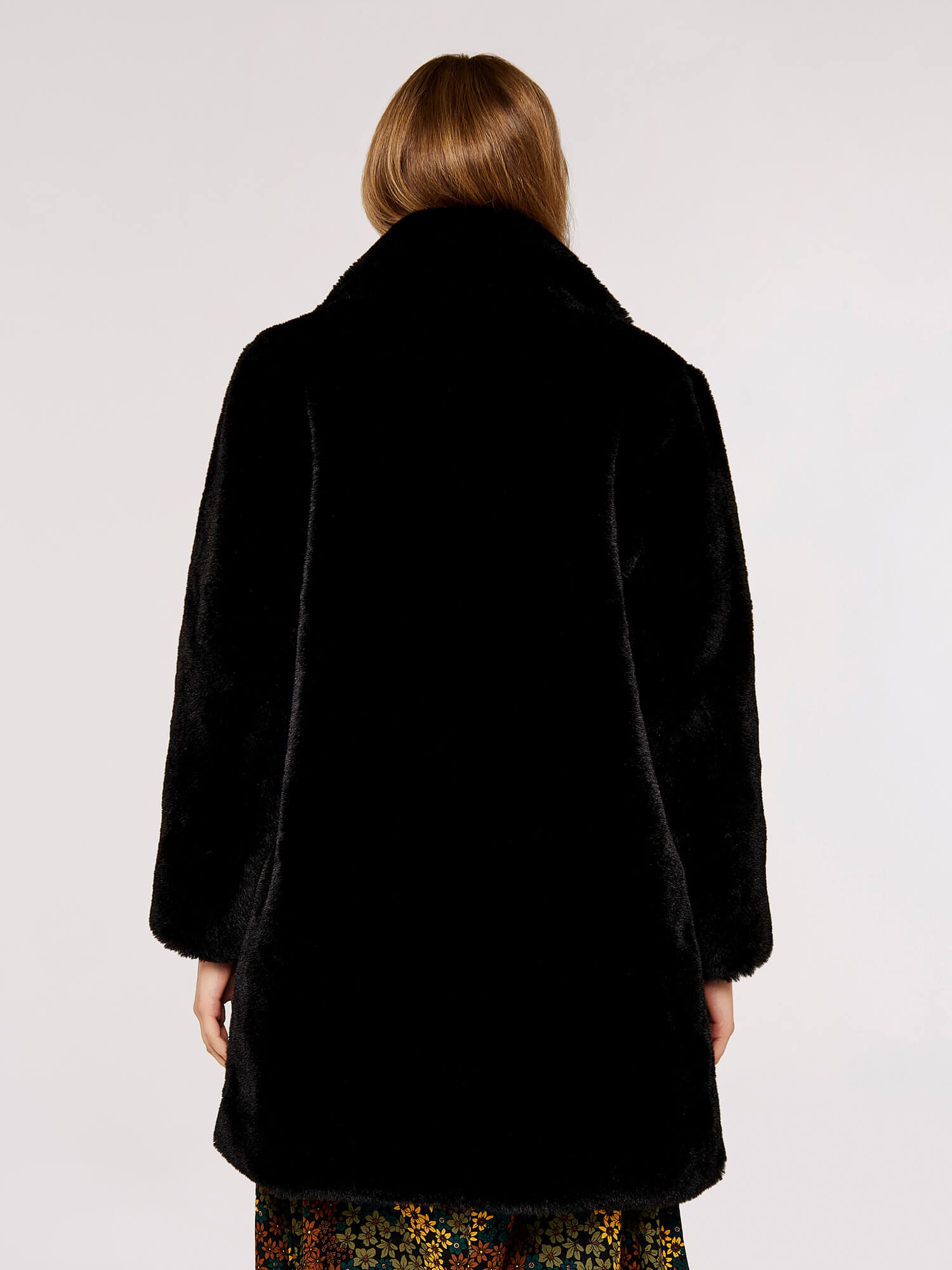 Oversized Super-Soft Faux Fur Coat | Apricot Clothing