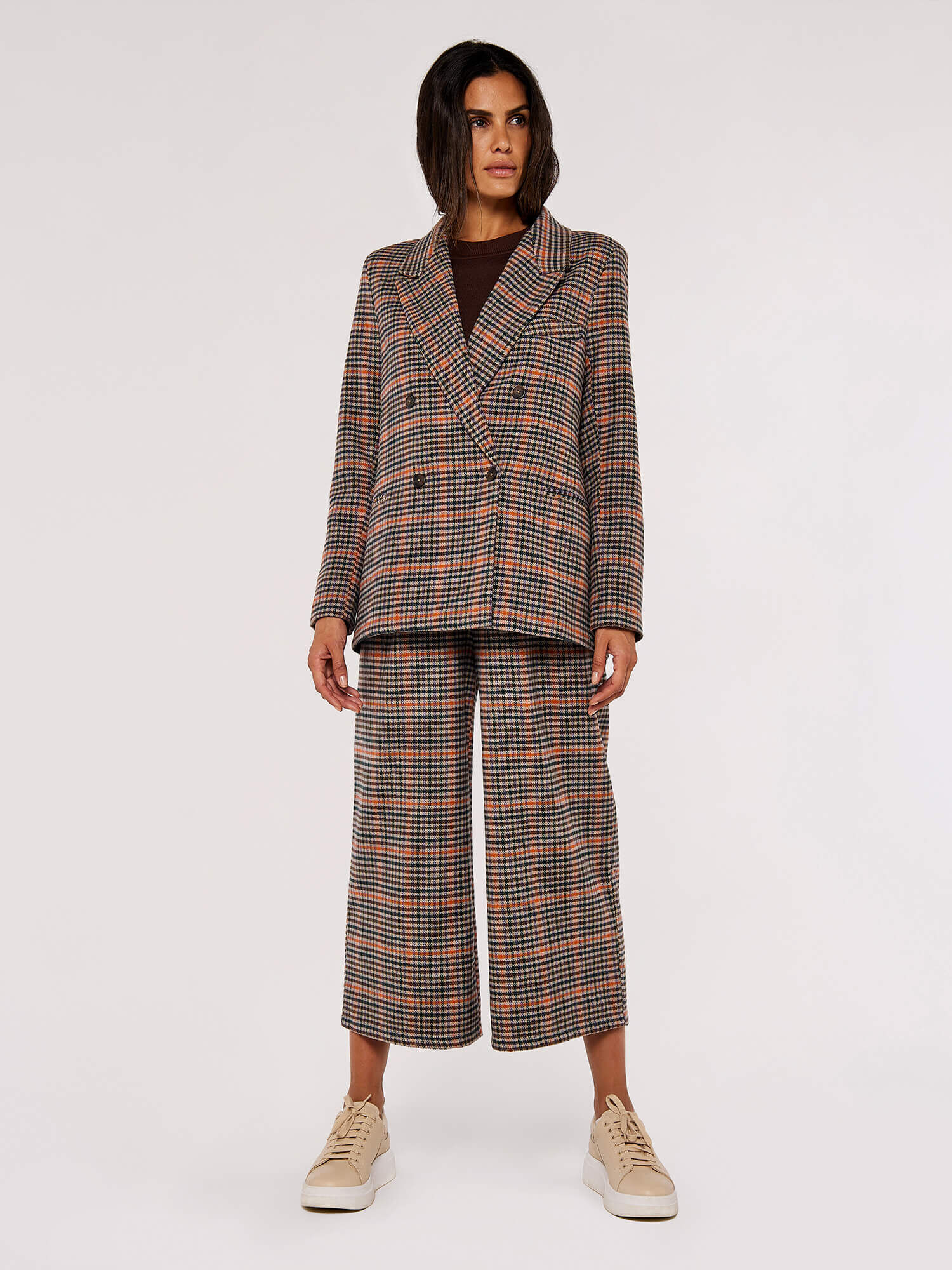 Oasis heritage check blazer store