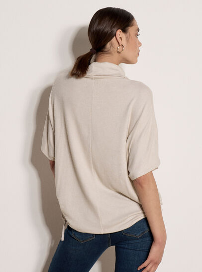 Roll Neck Oversized Top