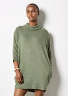 Soft Touch Cocoon Mini Dress, Khaki, large