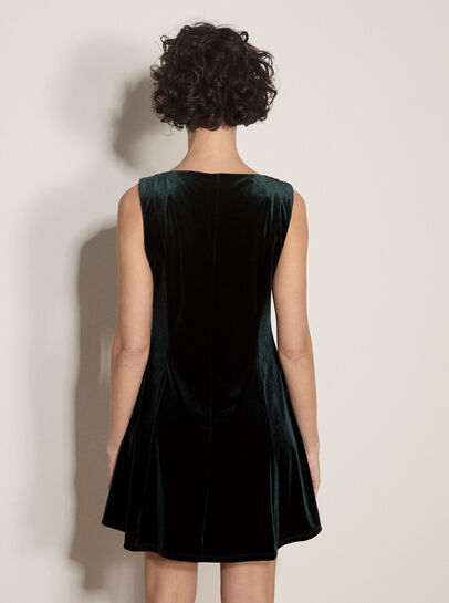 Velvet Swing Mini Dress