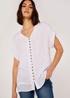 Button Down Top, Cream, large