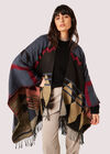 Geometric Knit Blanket Scarf, Assorted, large