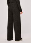 Soft Touch Palazzo Trousers, Dark Grey - Charcoal, large