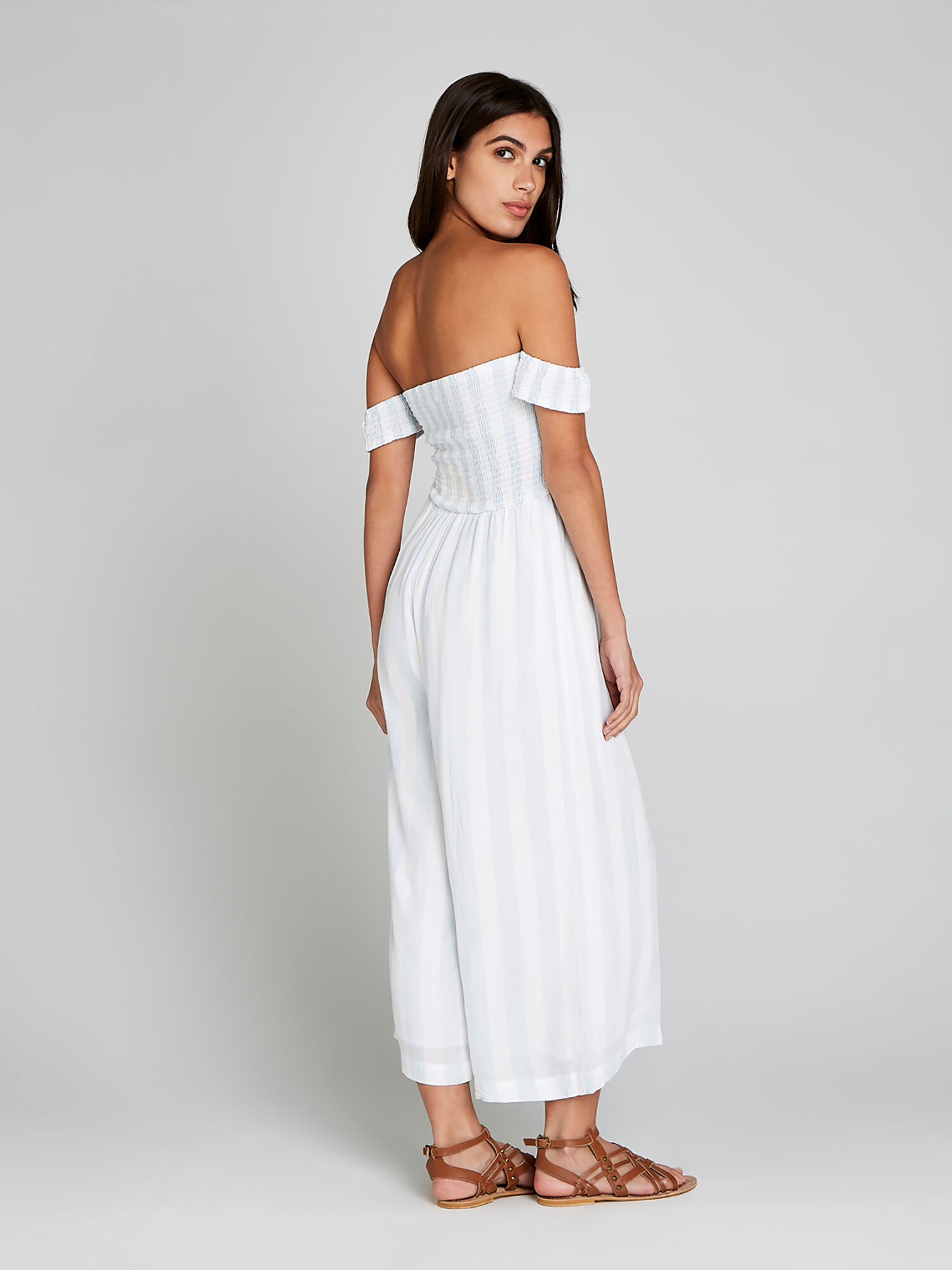 Bardot striped jumpsuit new arrivals