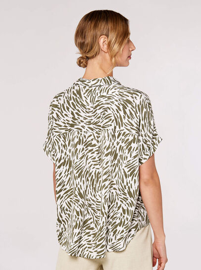 Brushstroke Print Shirt