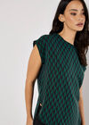 Geo Triangles Woven T-Shirt, Green, large