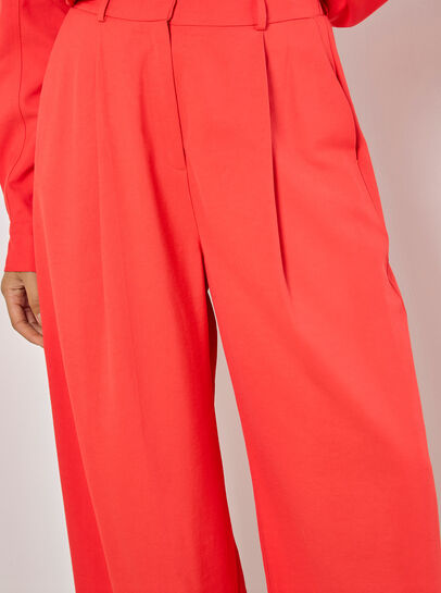 Soft Tailored Wide Leg Trousers