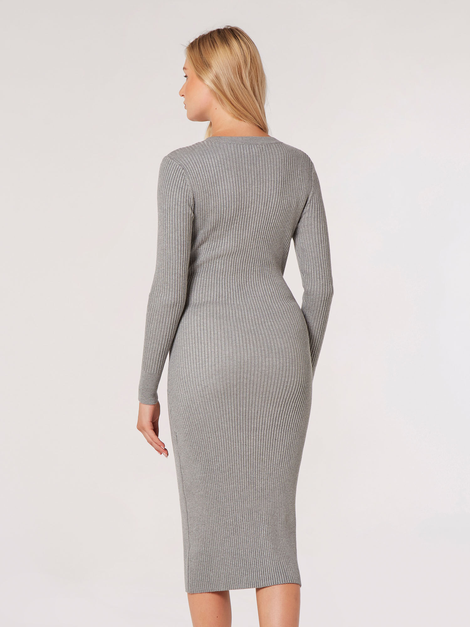 Grey outlet dress bodycon
